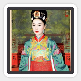 Ancient china empress Sticker